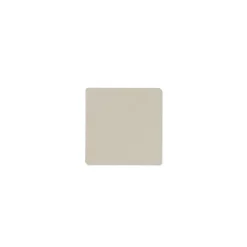 Glasuntersatz square 10x10cm oyster white/Nupo,