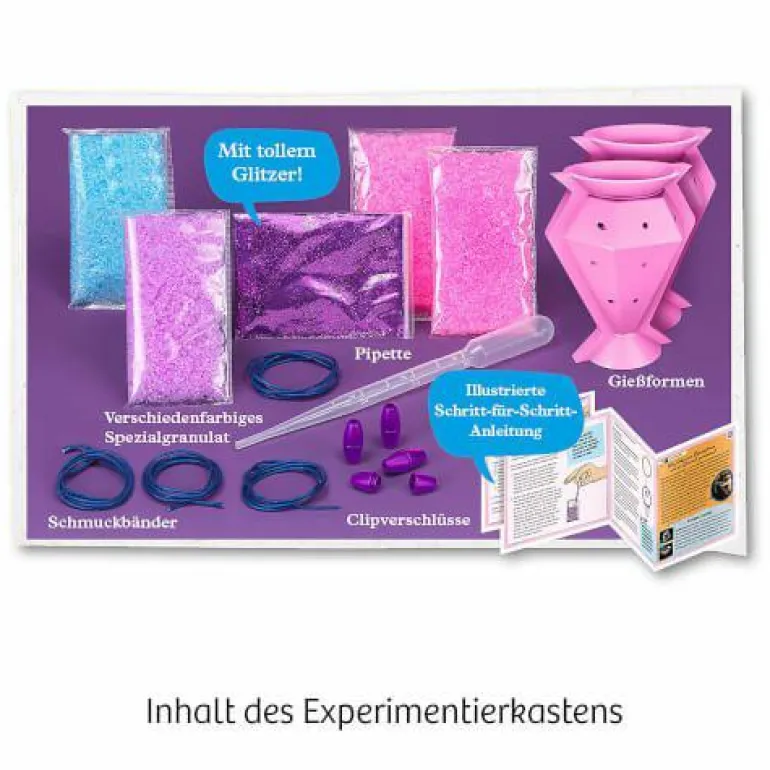 Glitzer-Diamanten - Gestalte deine eigenen Schmuck