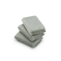 Glänzerkissen silber 3 Stück