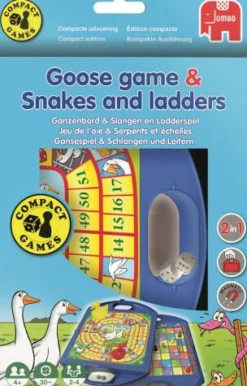 Gänsespiel & Schlangen und Leitern Kampaktspiel