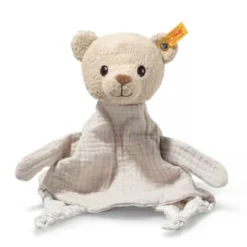 GOTS Teddybär Noah Schmusetuch 32cm beige