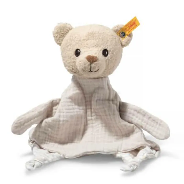 GOTS Teddybär Noah Schmusetuch 32cm beige