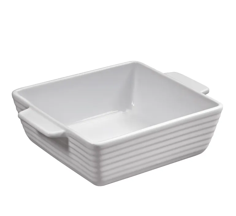 Gratinform quadratisch 15 cm Burgund