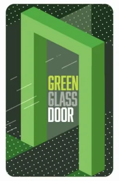 Green Glass Door