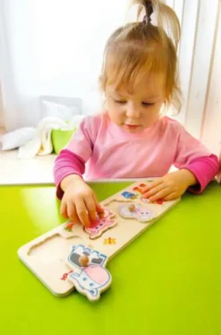 Greifpuzzle Bauernhof-Tierkinder