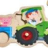 Greifpuzzle Lustige Traktorfahrt