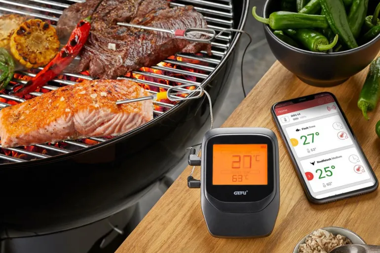 Grill- und Bratenthermometer Control+ 6 Kanal inkl