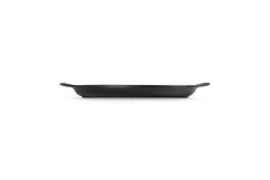Grillplatte rund 25 cm Schwarz