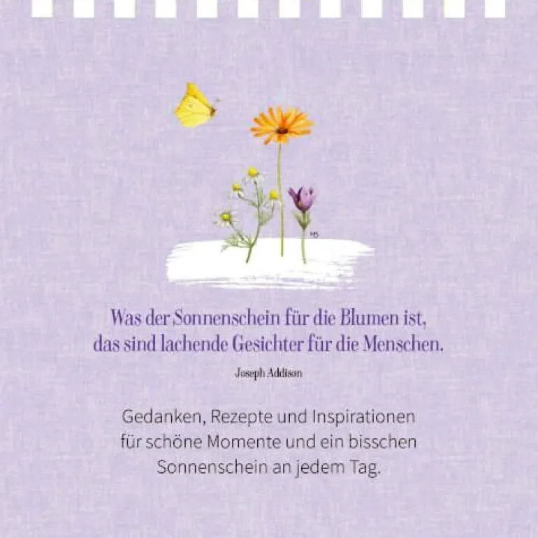 Großes Spiralaufstellbuch: Sonne für jeden Tag (Ba