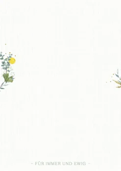 Grußkarte mit Kuvert - Let Love grow