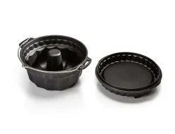 Gugelhupfform 3l m. Deckel 1l aus Gusseisen