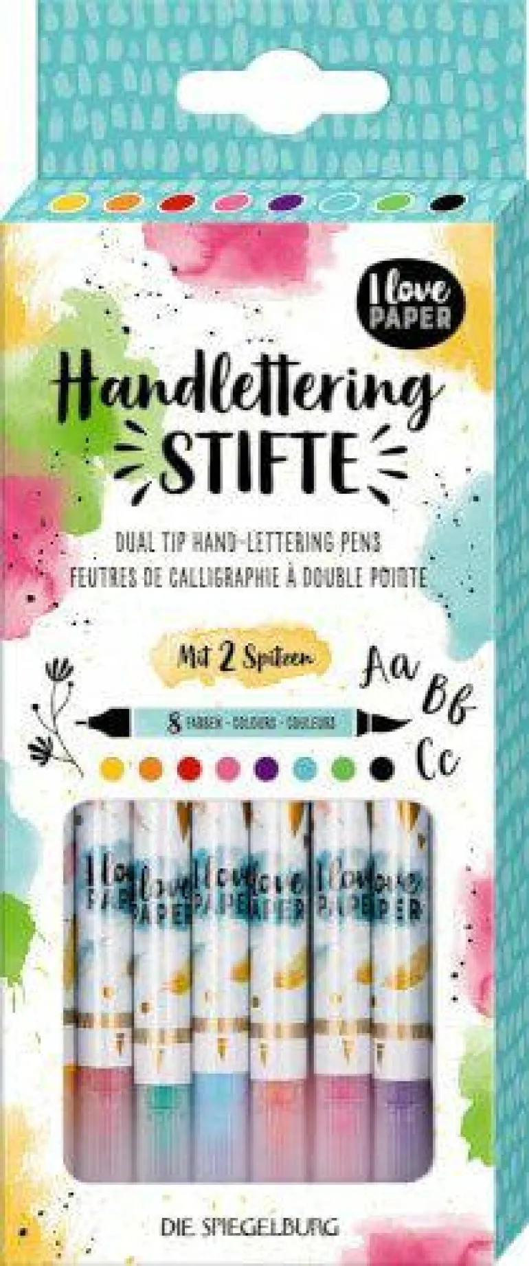 Handlettering-Doppelfaserstifte - I love Paper