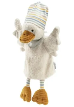 Handpuppe Edda, cremeweiß