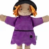 Handpuppe Hexe violett