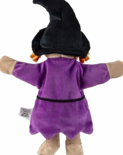 Handpuppe Hexe violett