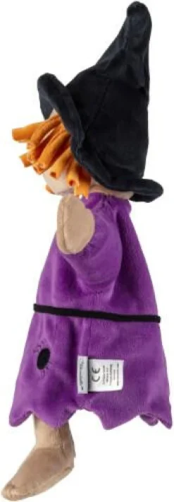 Handpuppe Hexe violett