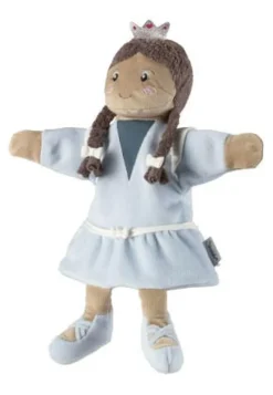 Handpuppe Prinzessin hellblau