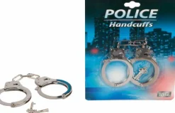 Handschellen Metall auf Karte