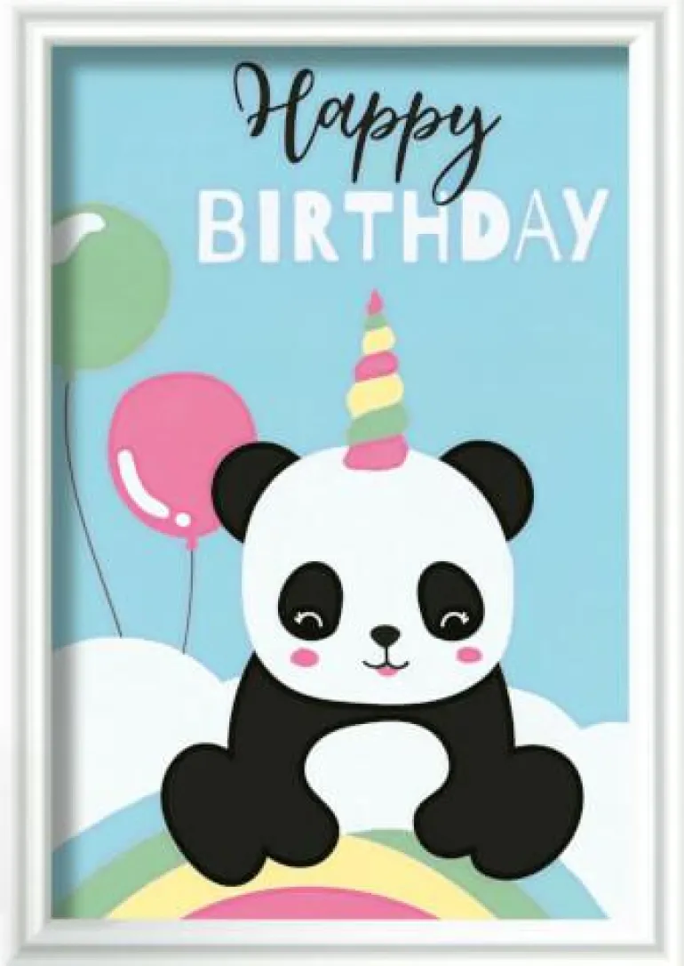 Happy Birthday - Malen nach Zahlen