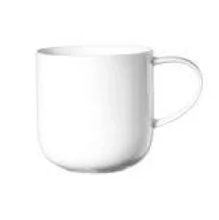 Henkelbecher "Rounded" weiß 400ml
