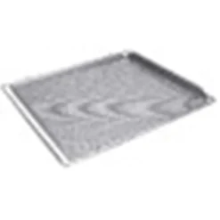 Herdbackblech mit Lochung ca. 40 x 35 cm Silber