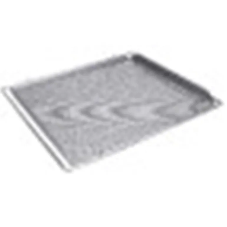 Herdbackblech mit Lochung ca. 40 x 35 cm Silber