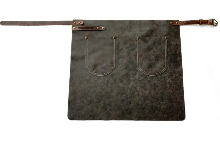 Hüftschürze Antikleder Gr.2 70x55cm anthrazit