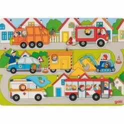 Hintergrundbildpuzzle Auf der Straße
