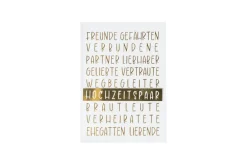 Hochzeitspaar Karte