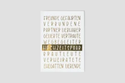 Hochzeitspaar Karte