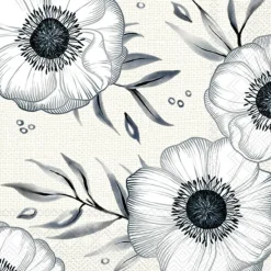 HOLLY FLOWER cream Cocktail-Servietten C 995560