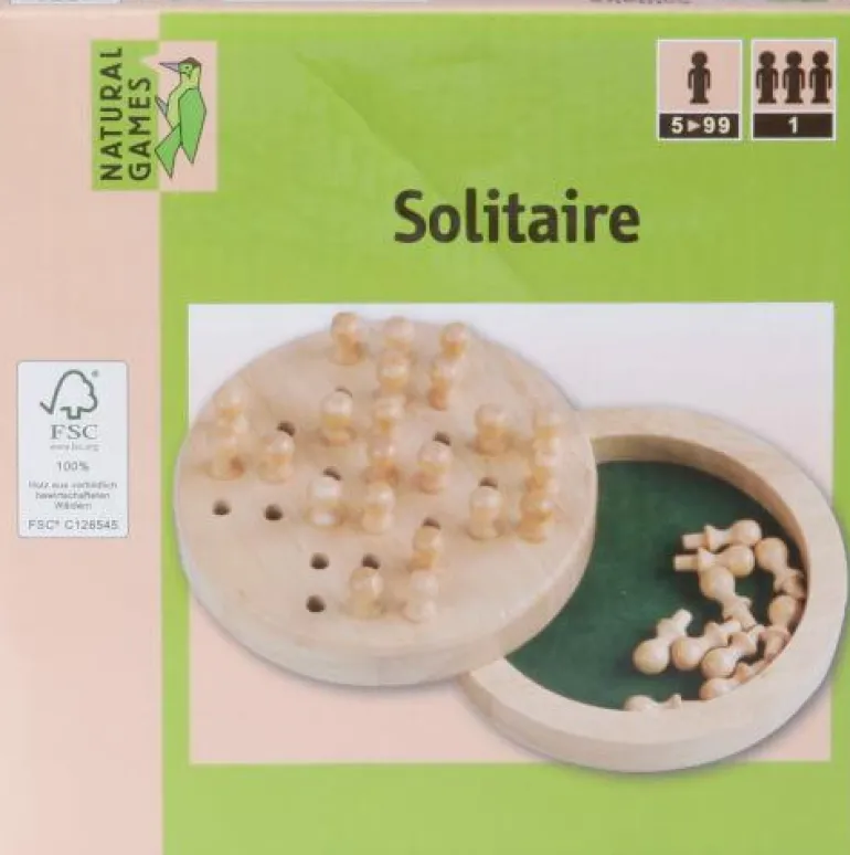 Holz Solitaire 12 cm