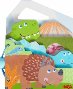Holz-Babybuch Dinos
