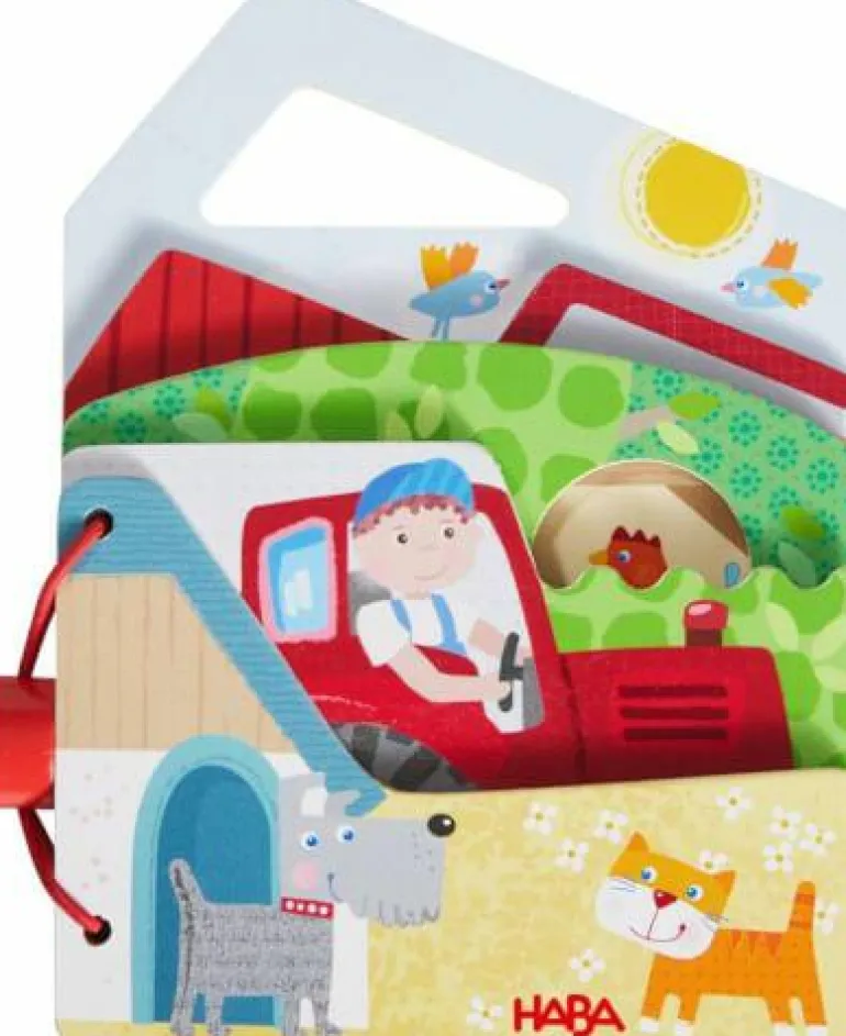 Holz-Babybuch Traktor