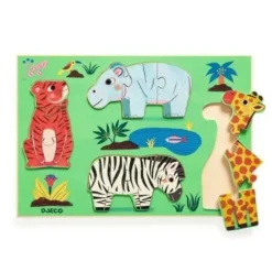 Holzpuzzle: Coucou Tigre