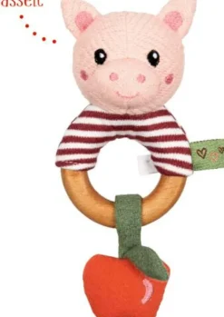 Holz-Ringrassel Schwein - Little Wonder