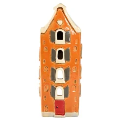 House Ceramic Orange 25cm