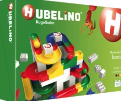 HUBELINO Kugelbahn Baukasten basis (123-teilig)