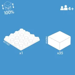 HUBELINO Puzzle Auf der Baustelle (35-teilig)
