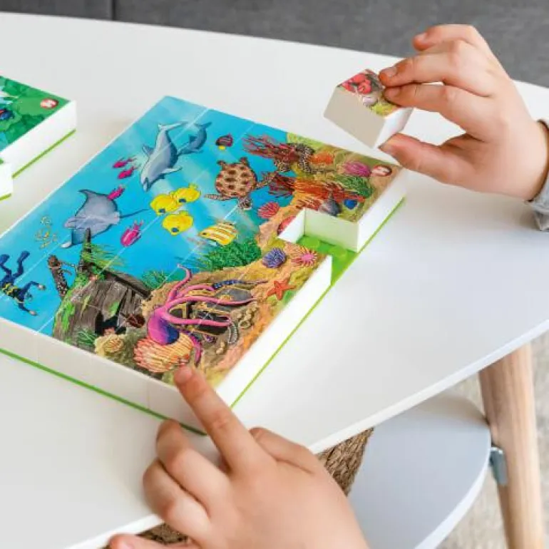 HUBELINO Puzzle Bunte Unterwasserwelt (35-teilig)