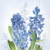 HYACINTH Blue Cocktail-Servietten C1033540