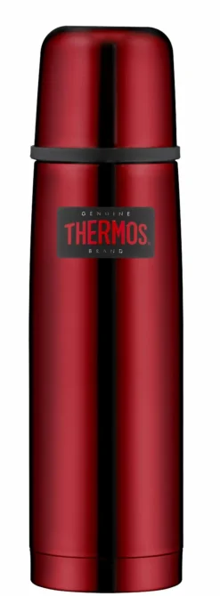 Isolierflasche Cranberry red pol 0,5L