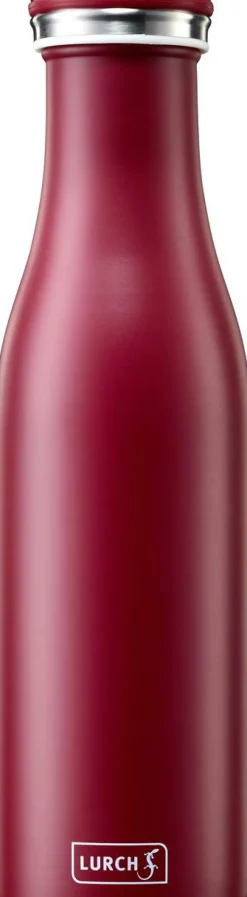 Isolier-Flasche Edelstahl 0,5l Bordeaux