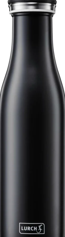 Isolier-Flasche Edelstahl 0,5l mattschwarz