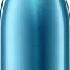 Isolier-Flasche Edelstahl 0,5l Wasserblau