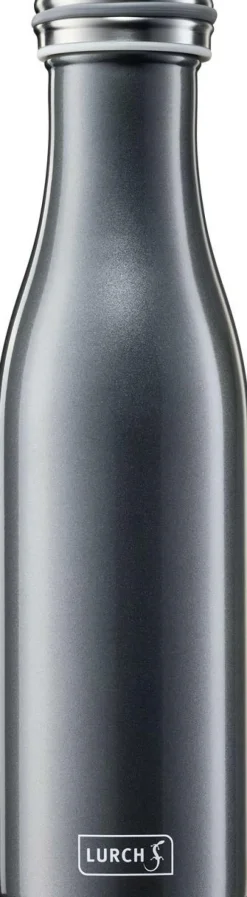 Isolier-Flasche Edelstahl 0,5l Anthrazit-metallic