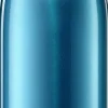 Isolier-Flasche Edelstahl 0,75l Wasserblau