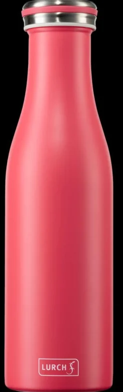 Isolier-Flasche Edelstahl 0,5l Pink
