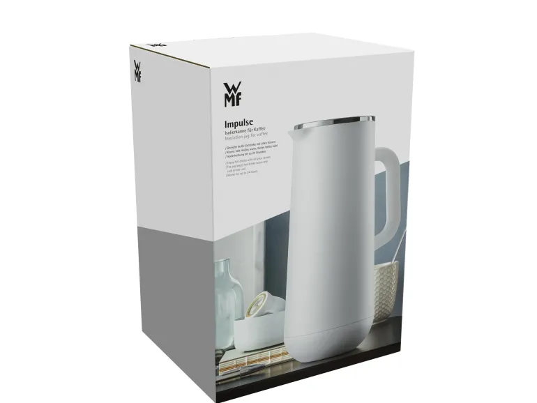 Isolierkanne Kaffee 1l weiß Impulse
