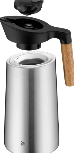 Isolierkanne Kineo 1,0 l m. Holzgriff